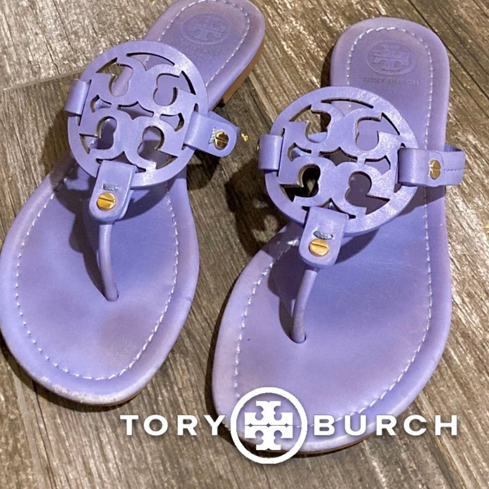 EUC  Tory Burch *  Miller Thong flip-flop flat sandal size 7